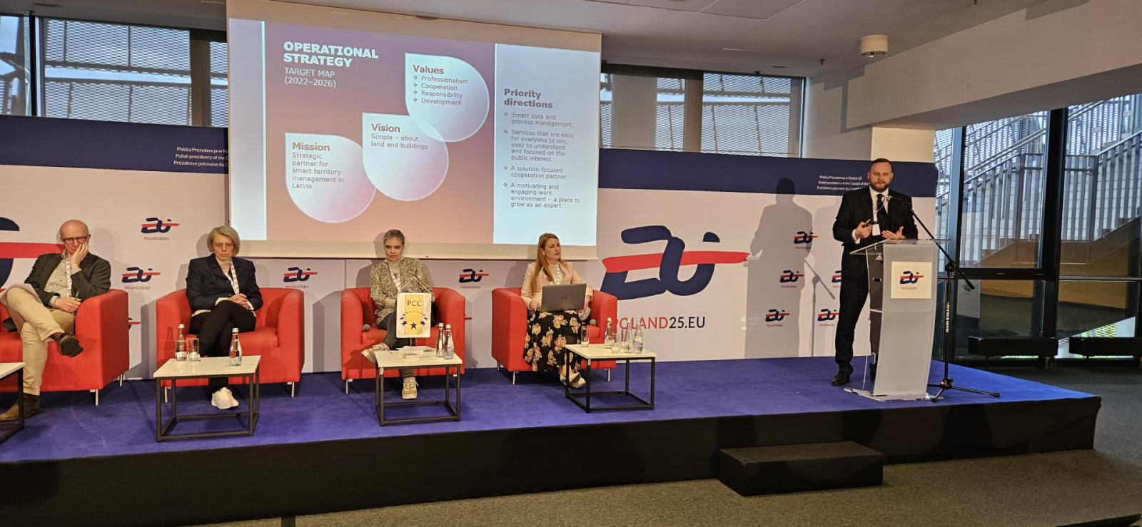 Dalība ES Pastāvīgās komitejas kadastra konferencē un EuroGeographics plenārsēdē Varšavā