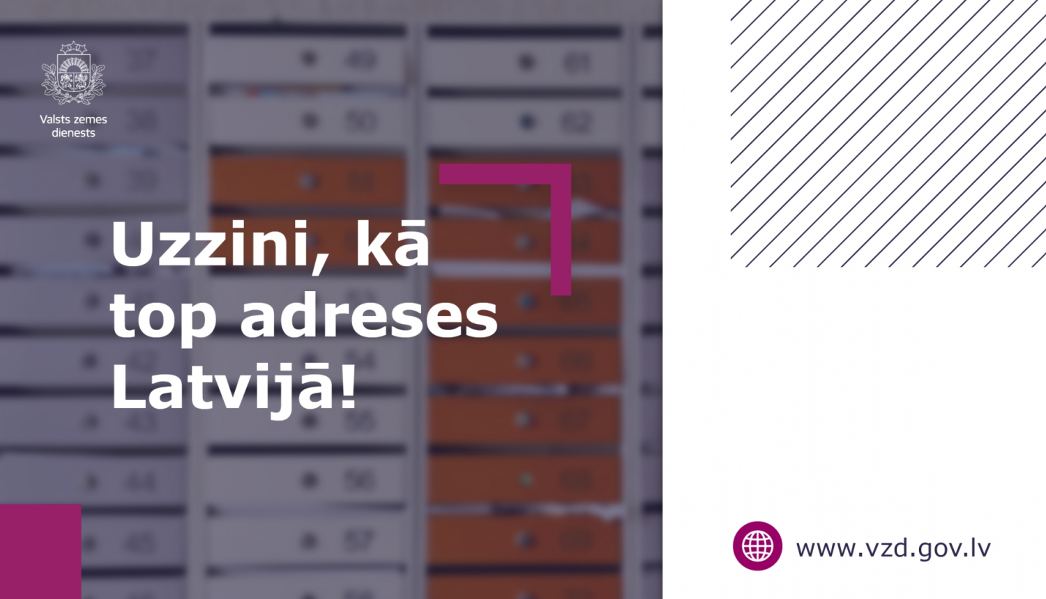 Uzzini kā top adreses Latvijā