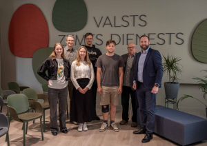 RTU studenti ciemojas Valsts zemes dienestā 