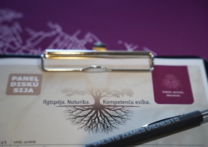 paneļdiskusijas “Ilgtspēja. Noturība. Kompetenču esība.” reģistrēšanās lapa