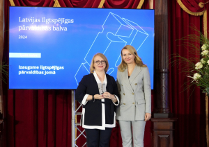 Saņēmām Latvijas Ilgtspējīgas pārvaldības 2024 īpašo balvu “Izaugsme ilgtspējīgas pārvaldības jomā”