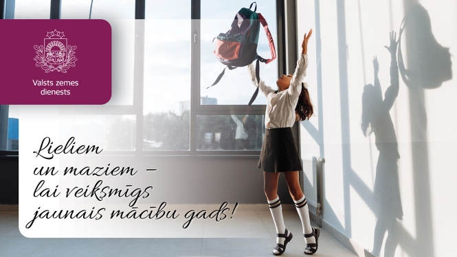 Valsts zemes dienesta apsveikums Zinību dienā!