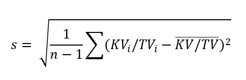 Standartnovirzes formula