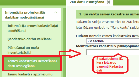 Pakalpojuma ID