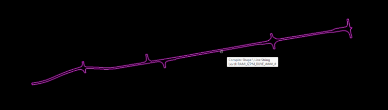 izpildmērījuma plāns, kurā redz tikai slāni “RAMI_IZPM_BUVE_####_#”
