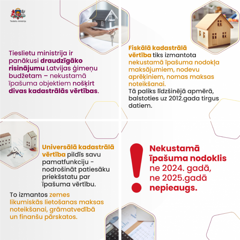 Saeima pieņem izmaiņas kadastra likumā - iedzīvotājiem nekustamā īpašuma nodokļa maksājumi nepieaugs