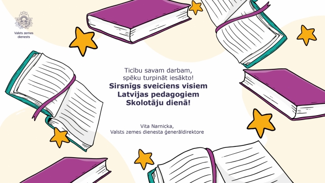 Apsveikums skolotāju dienā!