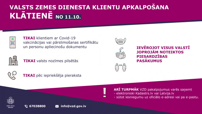 Informatīvs attēls par Klientu apkalpošana Covid 19 laikā