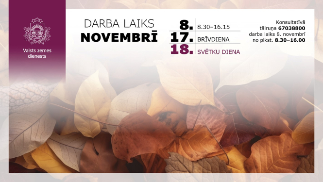 darba laiks novembra svētkos