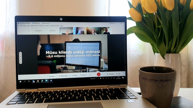 Attēls ziņai – VZD un LLU attālinātā tikšanās par turpmākās sadarbības pilnveidošanu