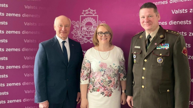 Valsts zemes dienesta, Igaunijas Zemes pārvaldes un Latvijas Ģeotelpiskās informācijas aģentūras vadītāji