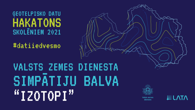 Informatīvs attēls – Hakatona simpātiju balva Izotopi