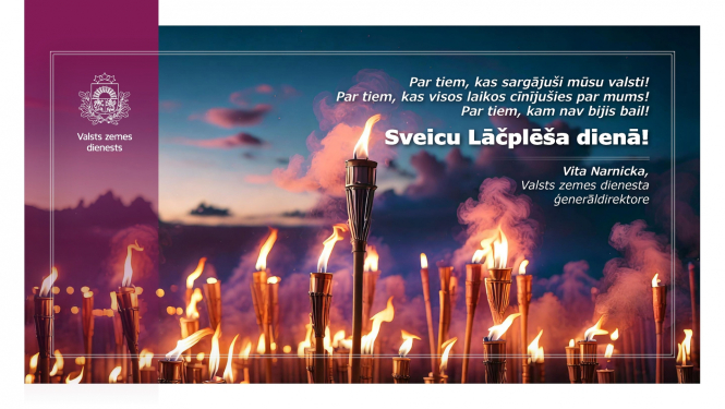 Apsveikums Lāčplēša dienā!