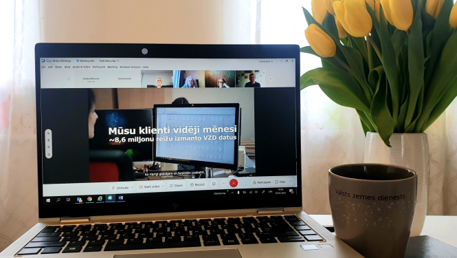 Attēls ziņai – VZD un LLU attālinātā tikšanās par turpmākās sadarbības pilnveidošanu