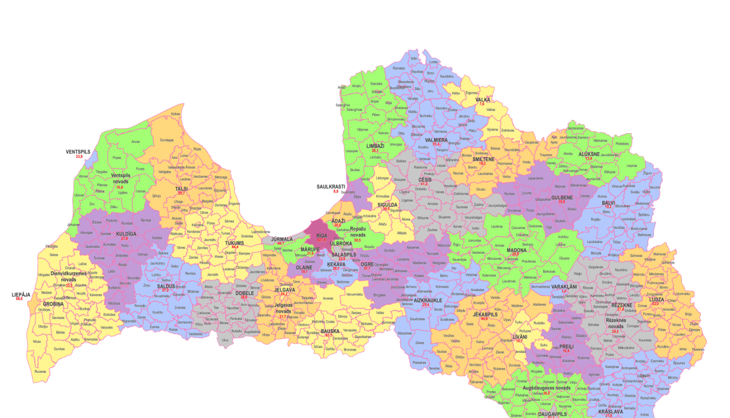 Administratīvās reformas karte