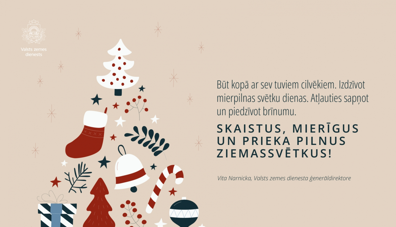 Ģenerāldirektores Ziemassvētku apsveikums!